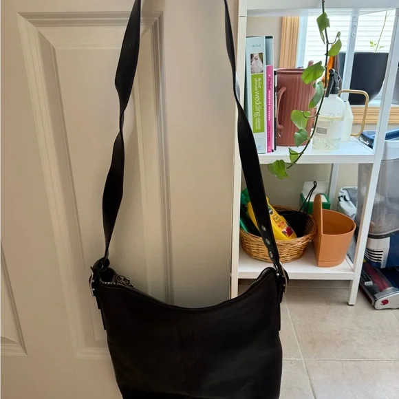 Vintage Coach Black Leather 9188 - Picture 3 of 7